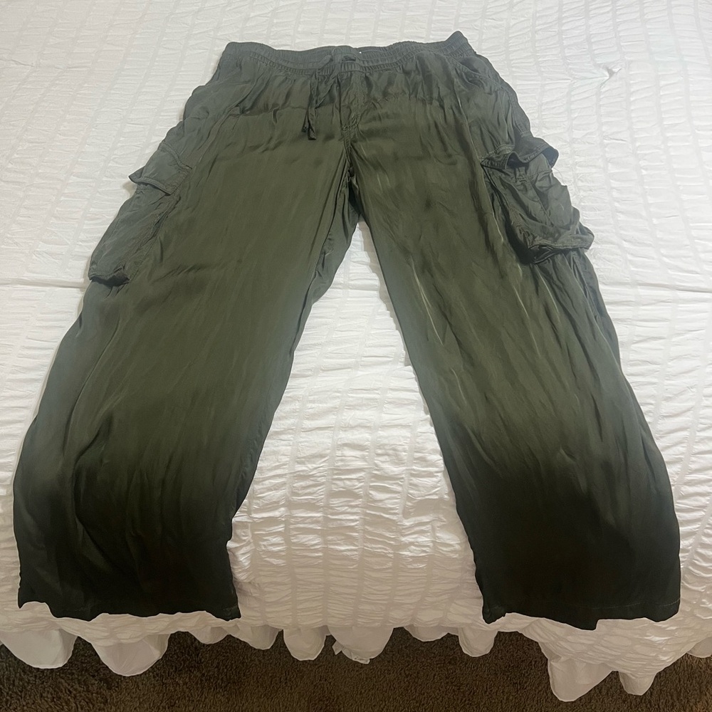 Olive Green Cargo Pants